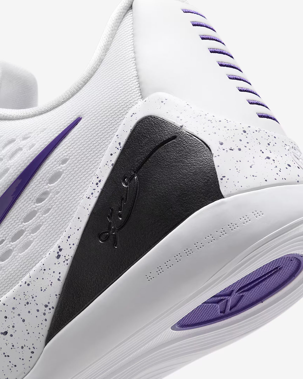 Nike Kobe 9 Elite Low EM Protro White Court Purple Basketball Shoes 8