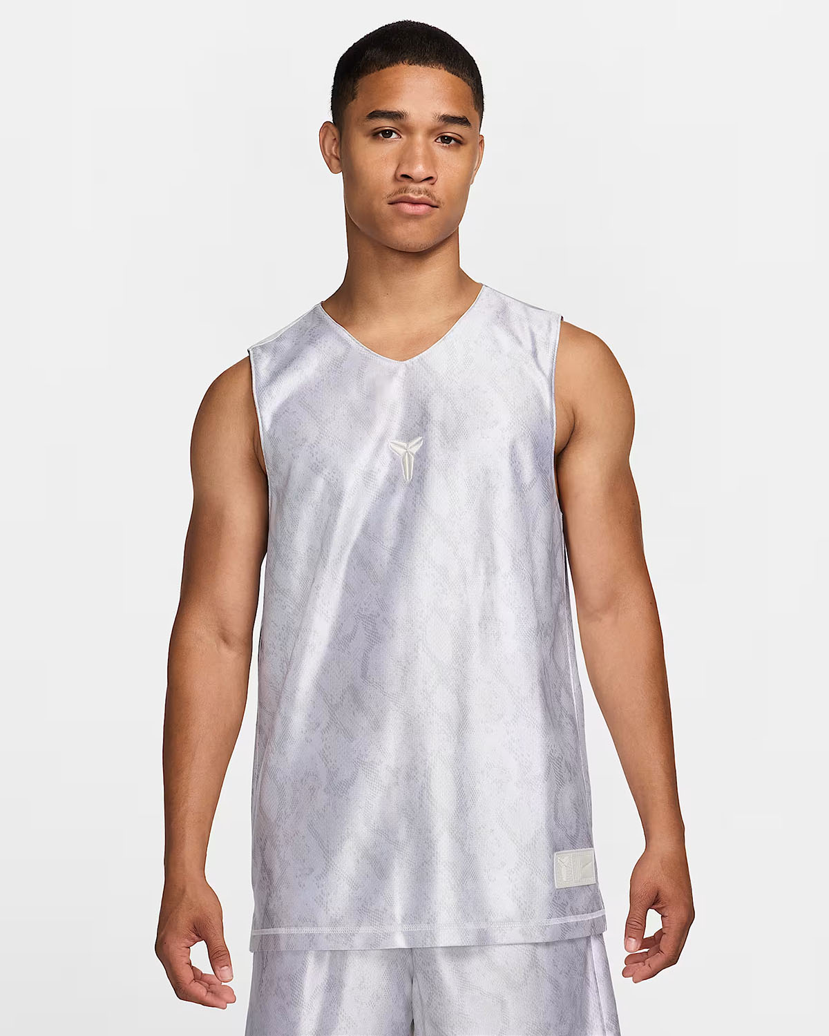 Nike Kobe Halo Mens White Basketball Jersey