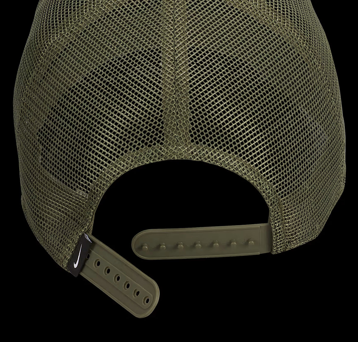 Nike Rise Structured Trcuker Cap Medium Olive Black 3