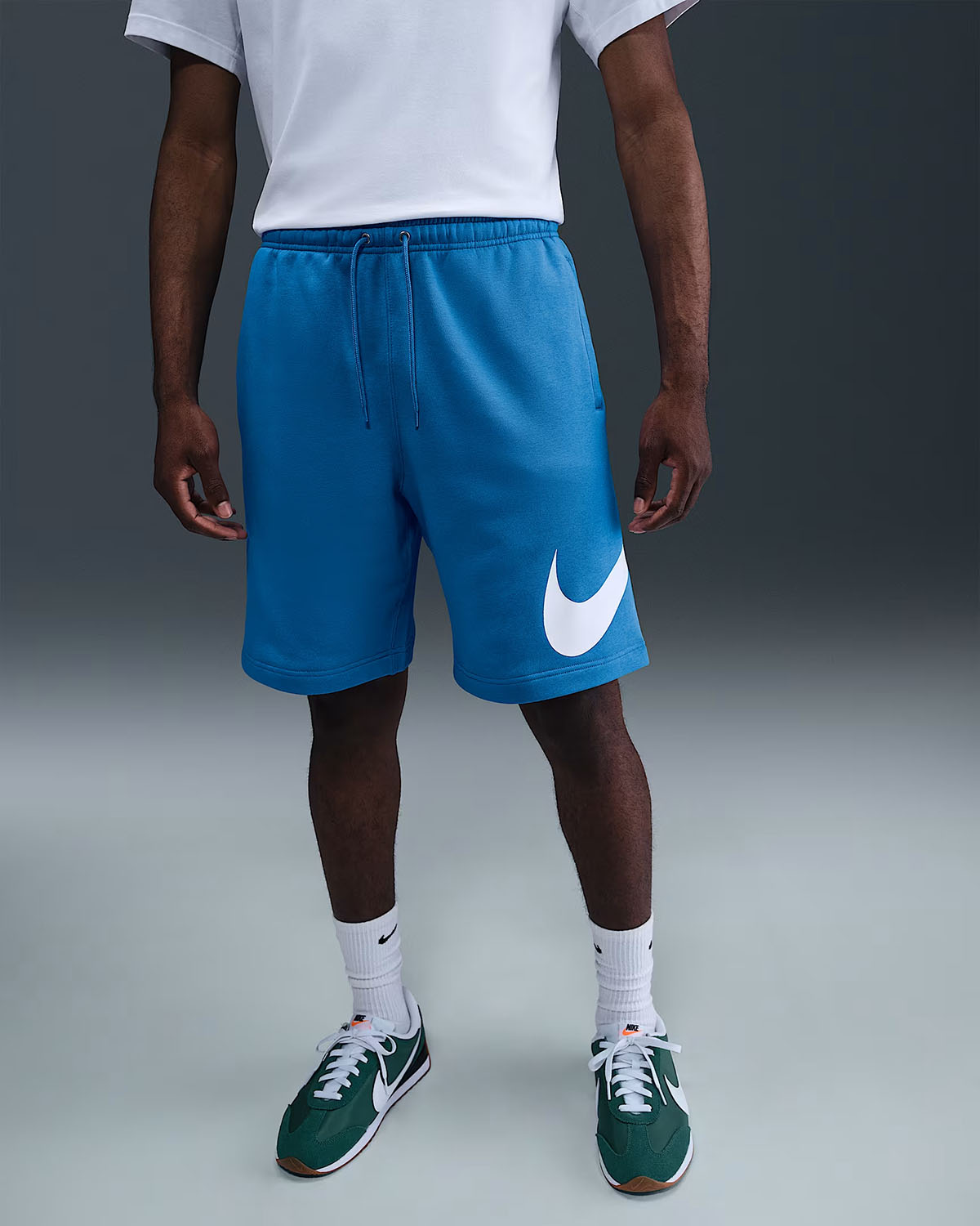Nike Sportswear Mens Club Fleece Shorts Photo Blue