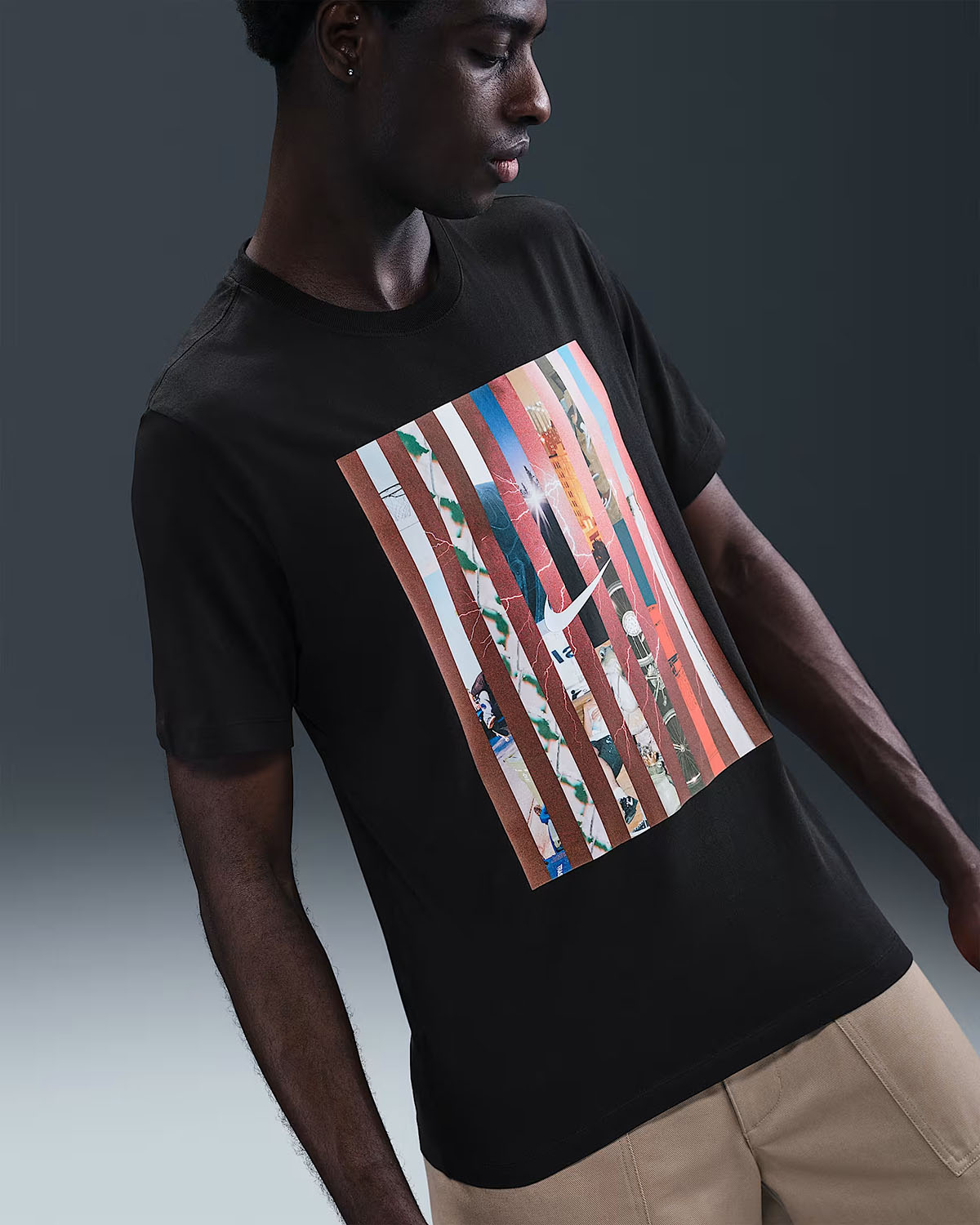 Nike Sportswear Mens Graphic T Shirt Black