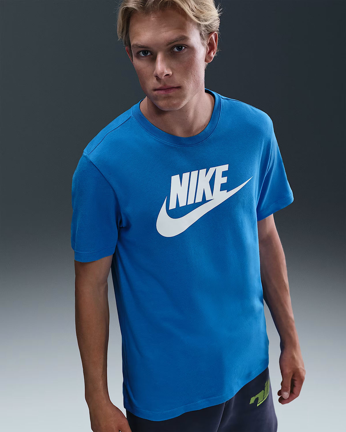 Nike Sportswear Mens T Shirt Photo Blue