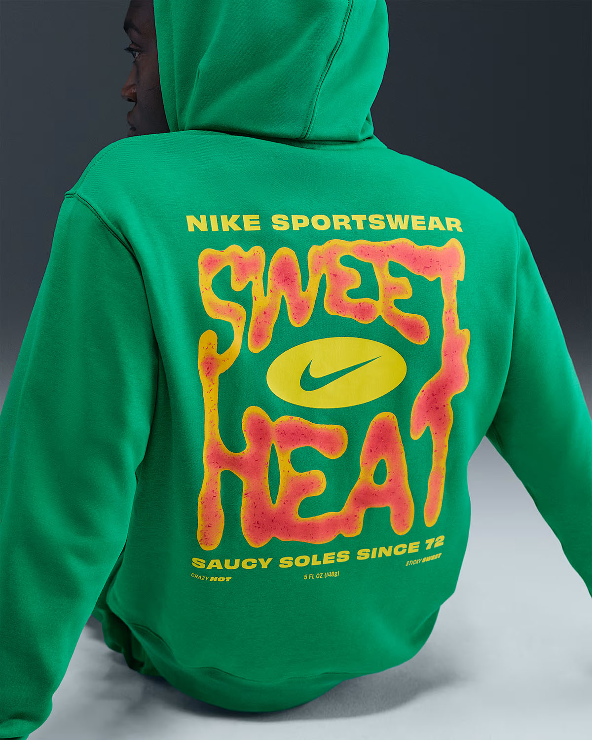Nike Sportswear Sweet Heat Mens Hoodie Stadium Green 2