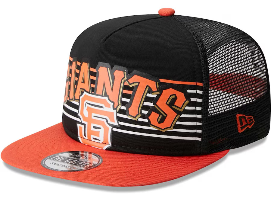San Francisco Giants New Era Speed Golfer Trucker Snapback Hat