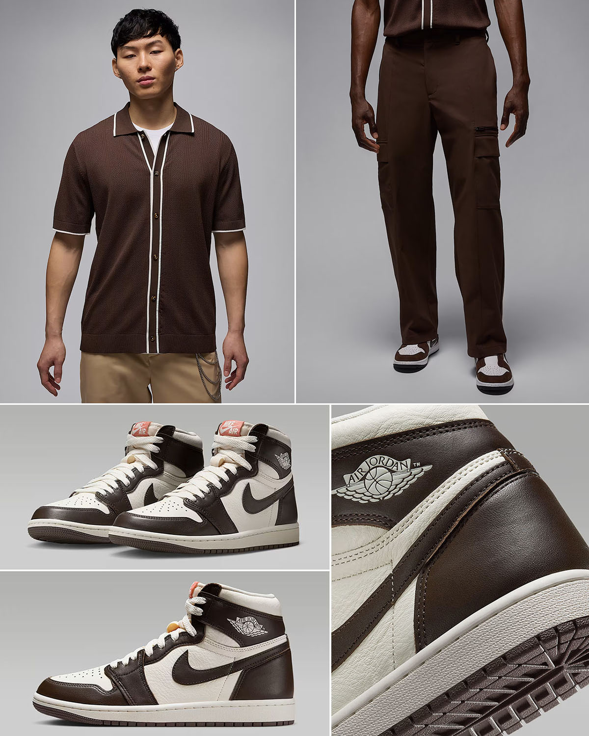 Air Jordan 1 High OG Baroque Brown Mens Outfits