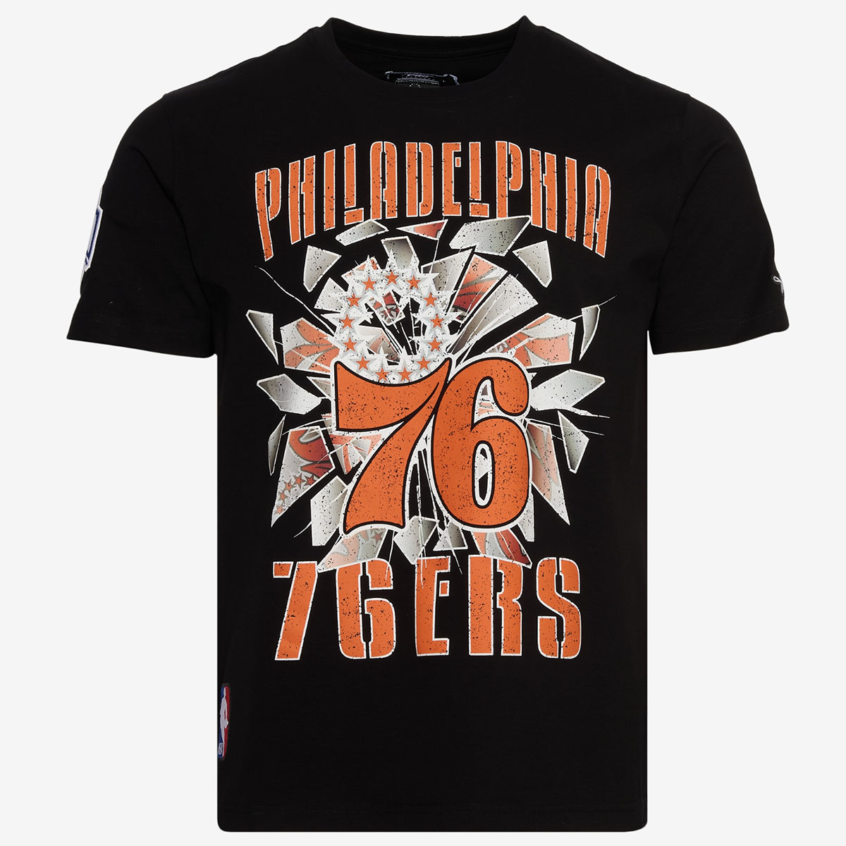 Air Jordan 1 High OG Shattered Backboard 2025 Philadelphia 76ers T Shirt Pro Standard