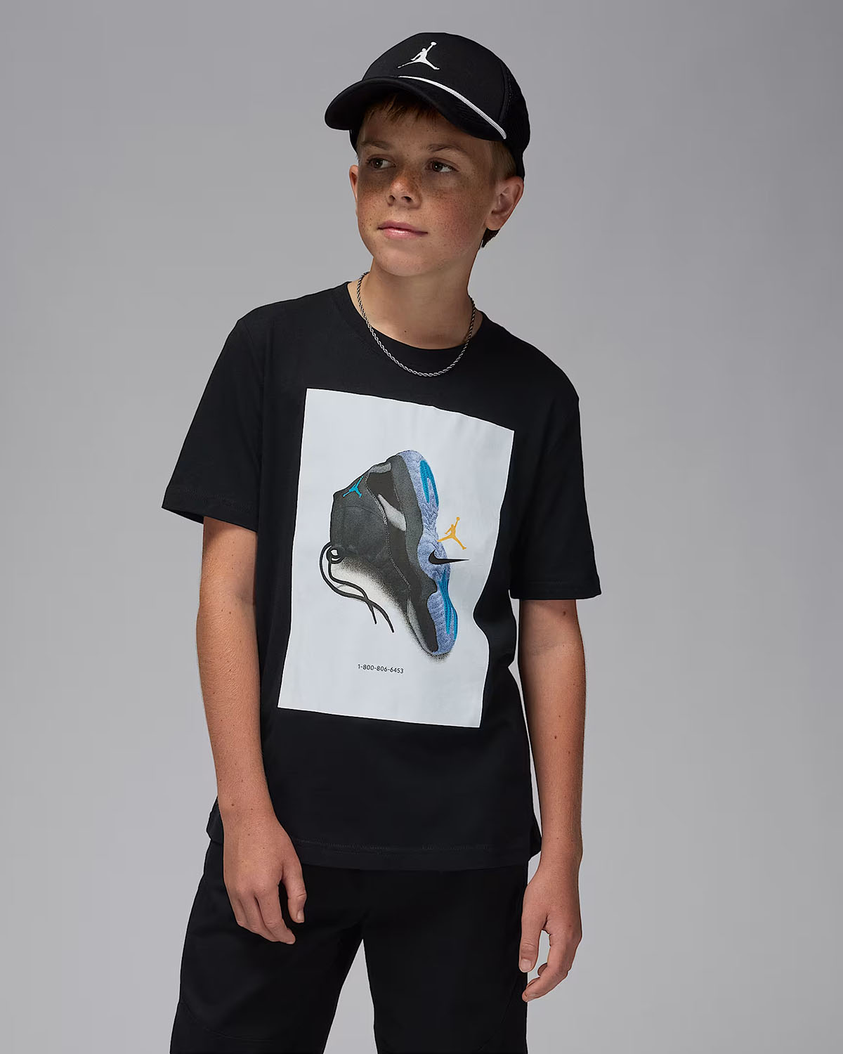 Air Jordan 11 Gamma Blue 2025 Big Kids T Shirt Boys Grade School 1