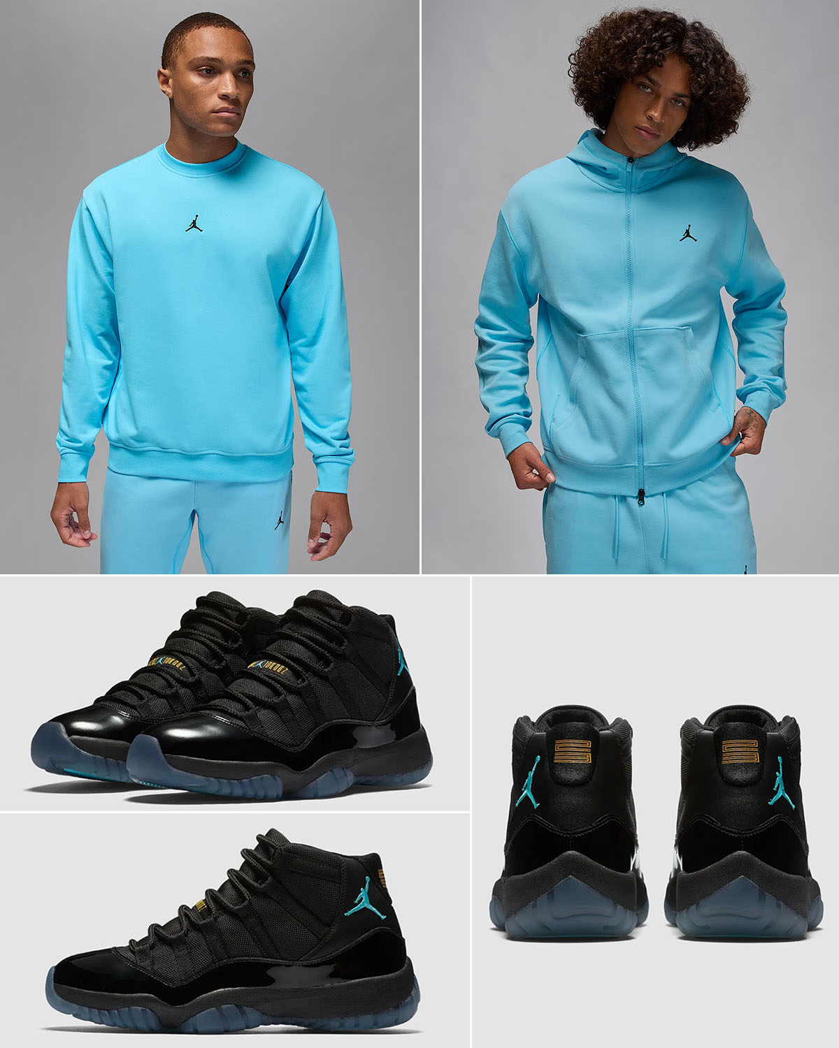 Air Jordan 11 Gamma Blue 2025 x Jordan Sport Mens Sweatshirt Hoodie Pants Outfits