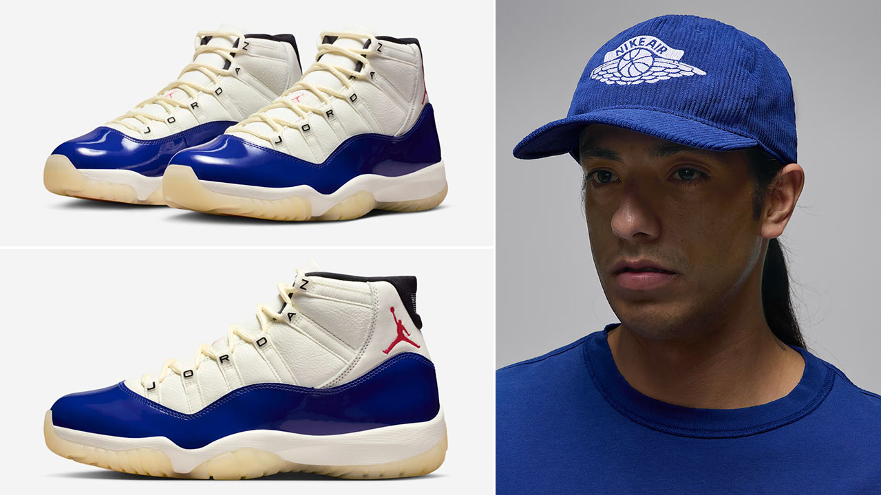 Air Jordan 11 Rare Air Blue Hat
