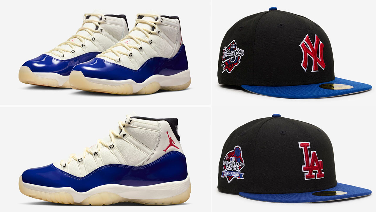 Air Jordan 11 Rare Air New Era Fitted Hats to Match Sneakers