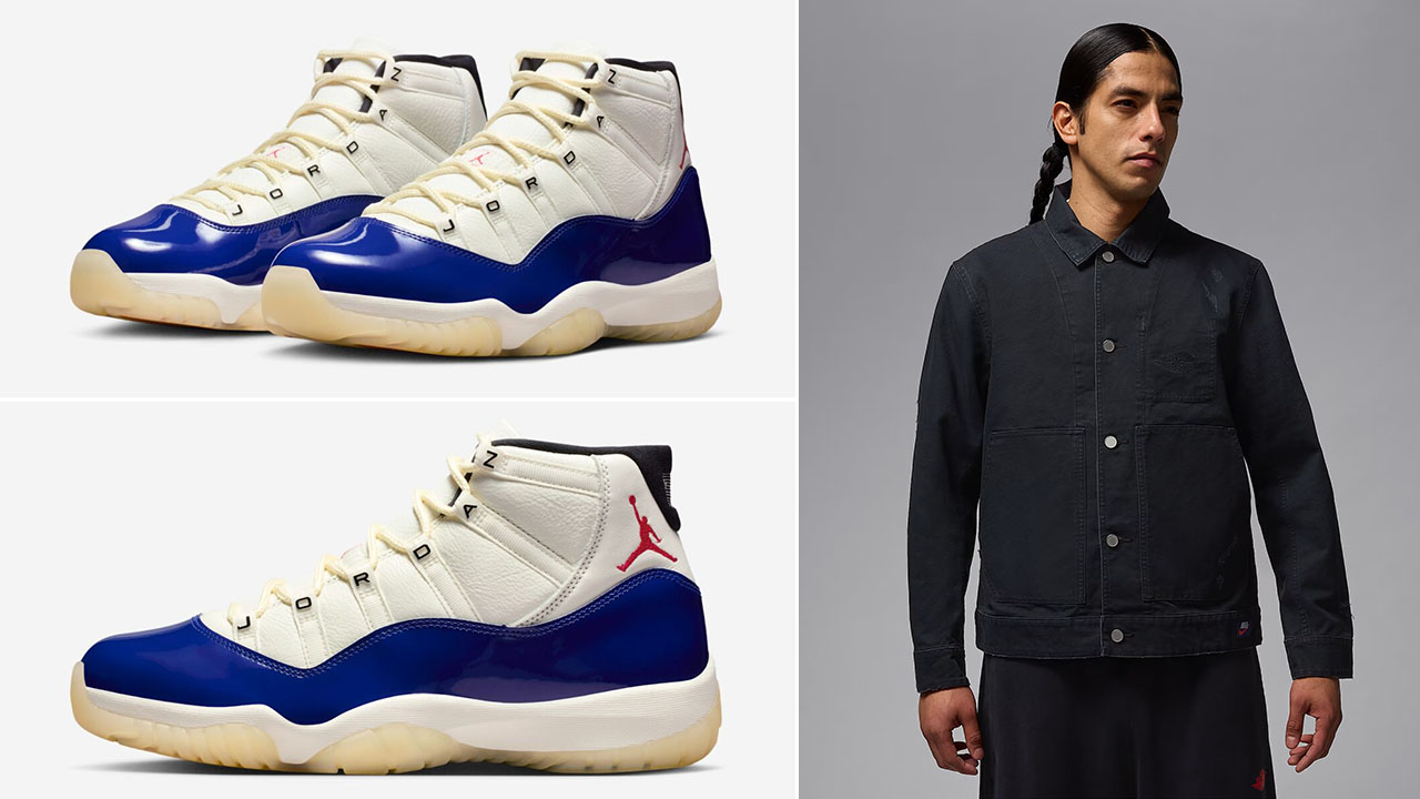 Air Jordan 11 Rare Air Shoes and Jacket Outfit