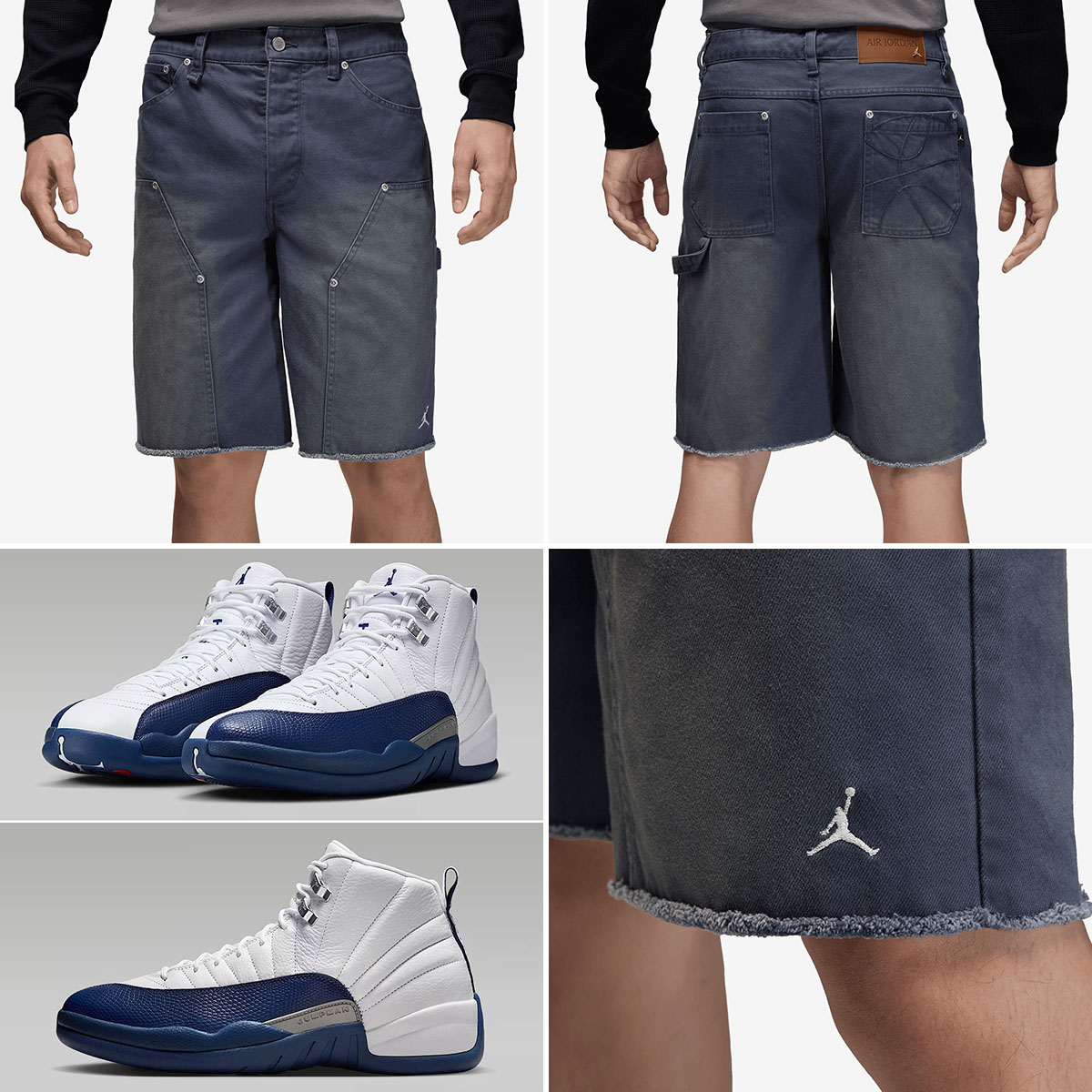Air Jordan 12 French Blue 2025 x Jordan Y2K Shorts