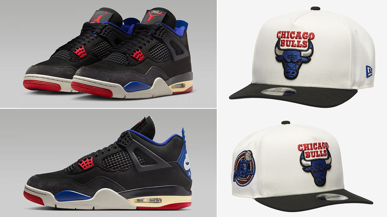 Air Jordan 4 Rare Air New Era Chicago Bulls 9FIFTY Hat Snapback Cap