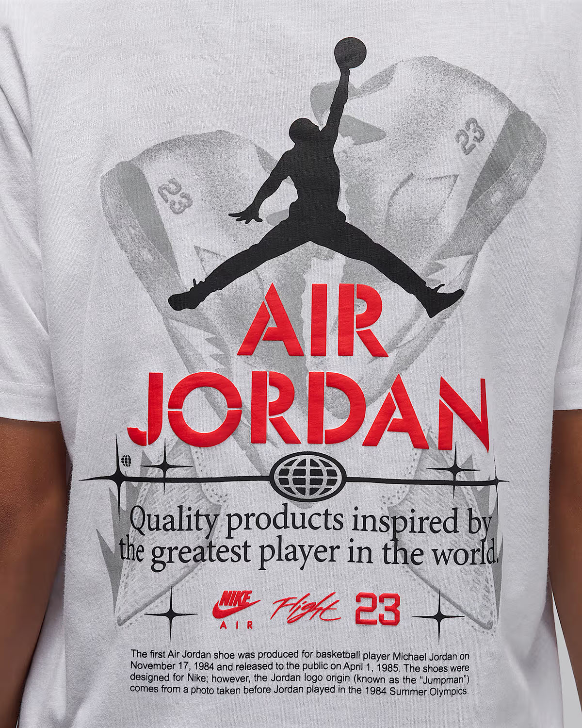 Air Jordan 5 GS Fire Red Black Tongue 2025 Grade School Big Kids T Shirt 4