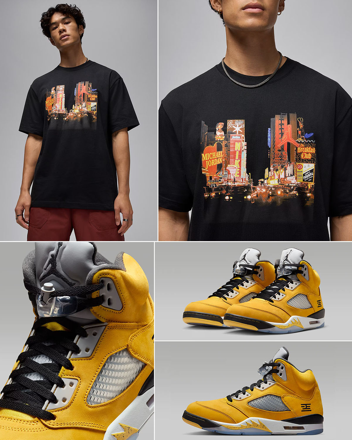 Air Jordan 5 Tokyo 2025 Shoes and Shirt Outfit