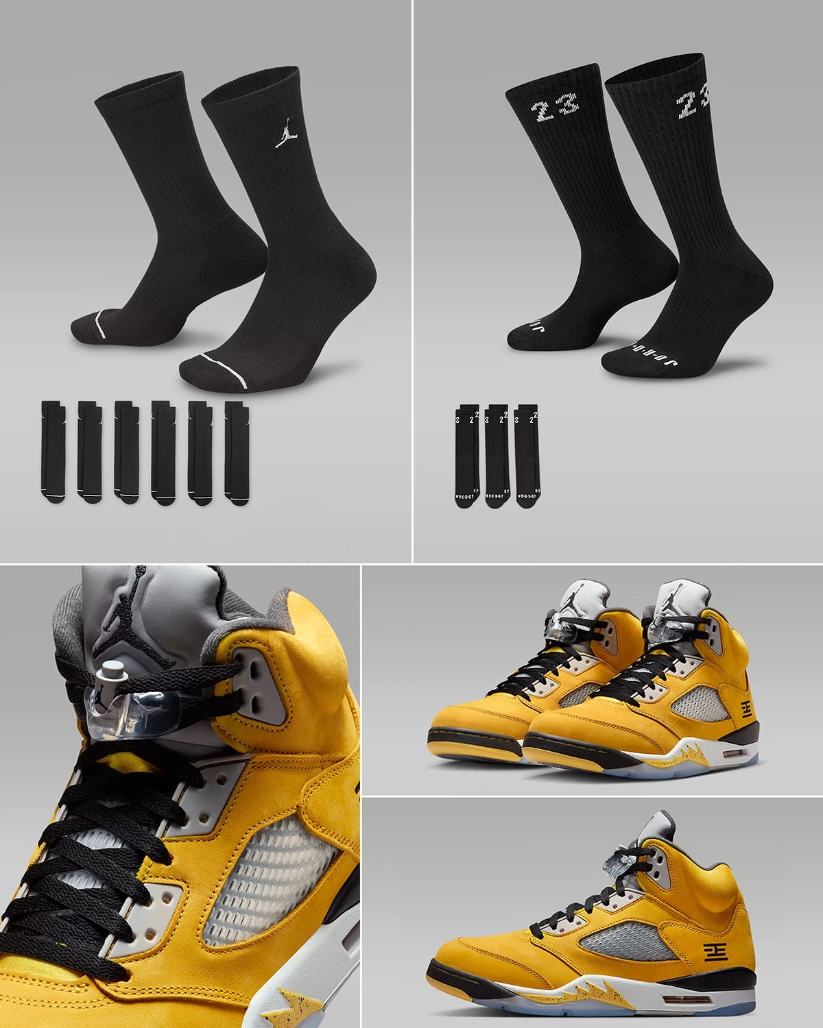 Air Jordan 5 Tokyo 2025 Shoes x Jordan Crew Socks