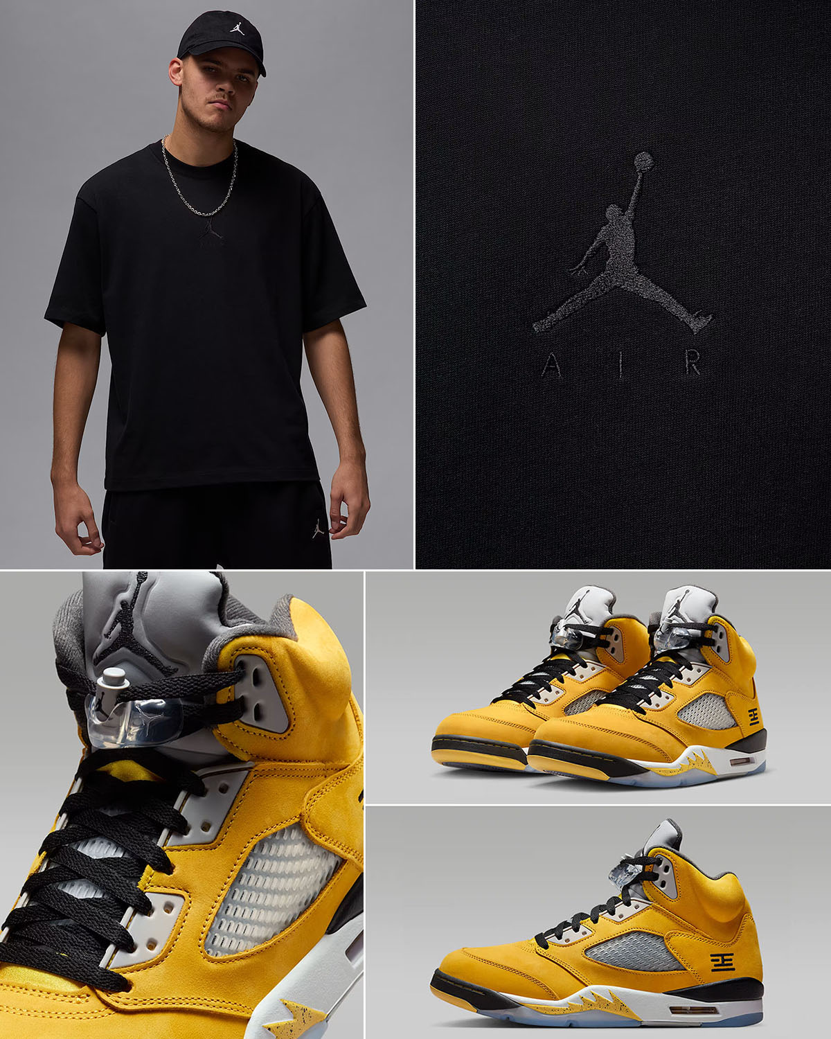 Air Jordan 5 Tokyo 2025 Shoes x Jordan Flight Essentials Oversized T Shirt