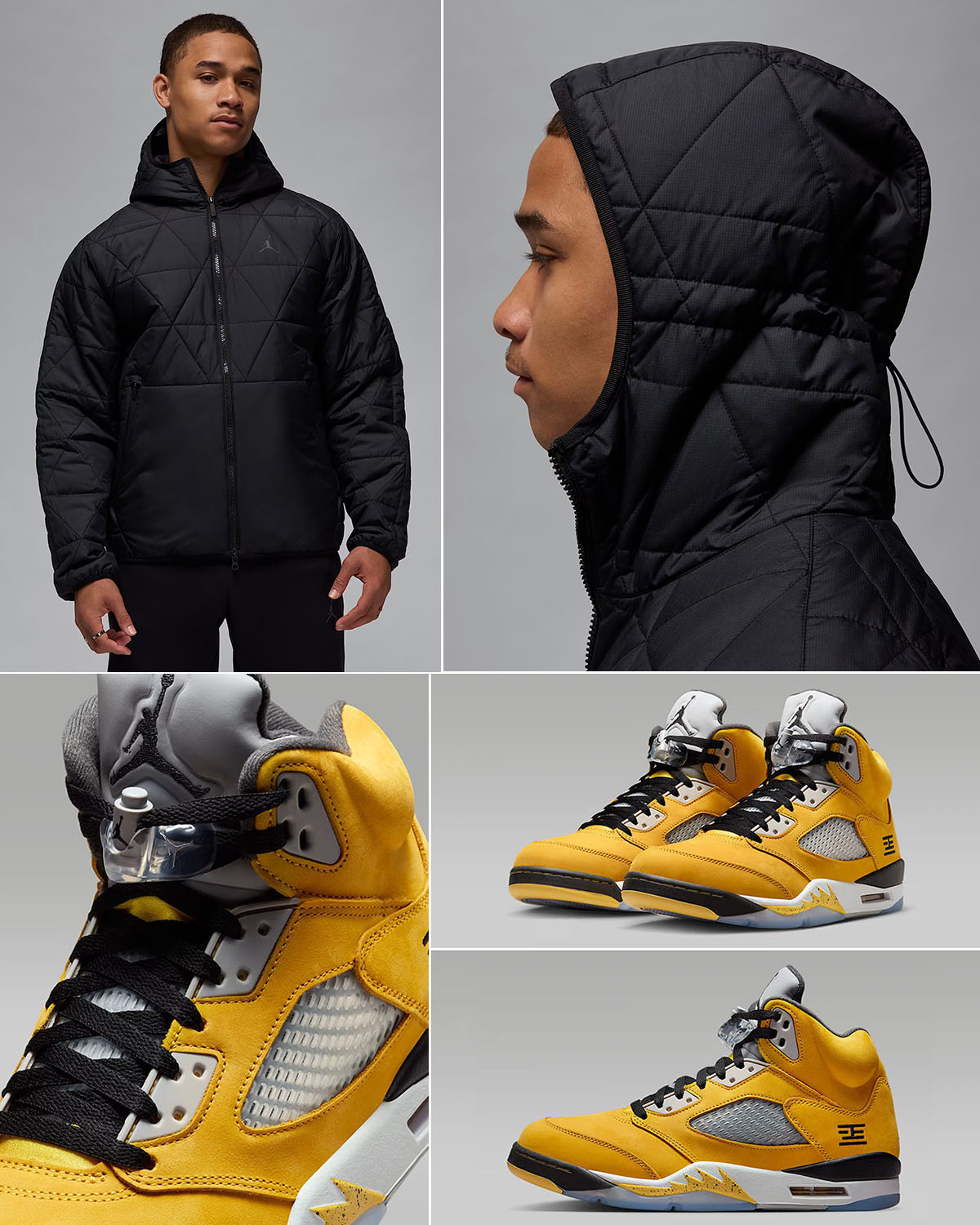 Air Jordan 5 Tokyo 2025 Shoes x Jordan Sport mens Therma Fit Jacket Outfit