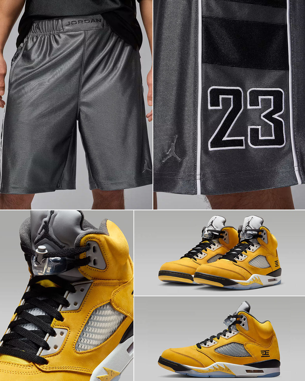 Air Jordan 5 Tokyo 2025 x Jordan Brooklyn Cat Scratch Shorts Outfit