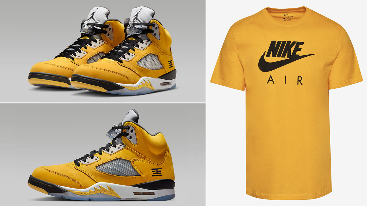 Air Jordan 5 Tokyo T23 2025 Shoes x Nike Air Futura T Shirt