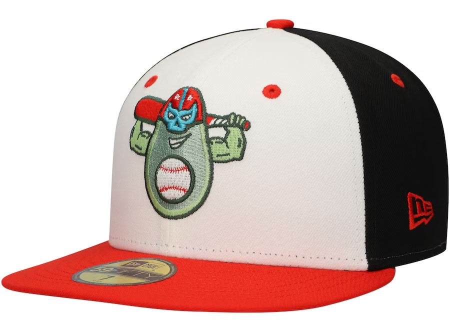 Avocados Luchadores de Down East New Era Copa de la Diversion 59FIFTY Fitted Hat 1