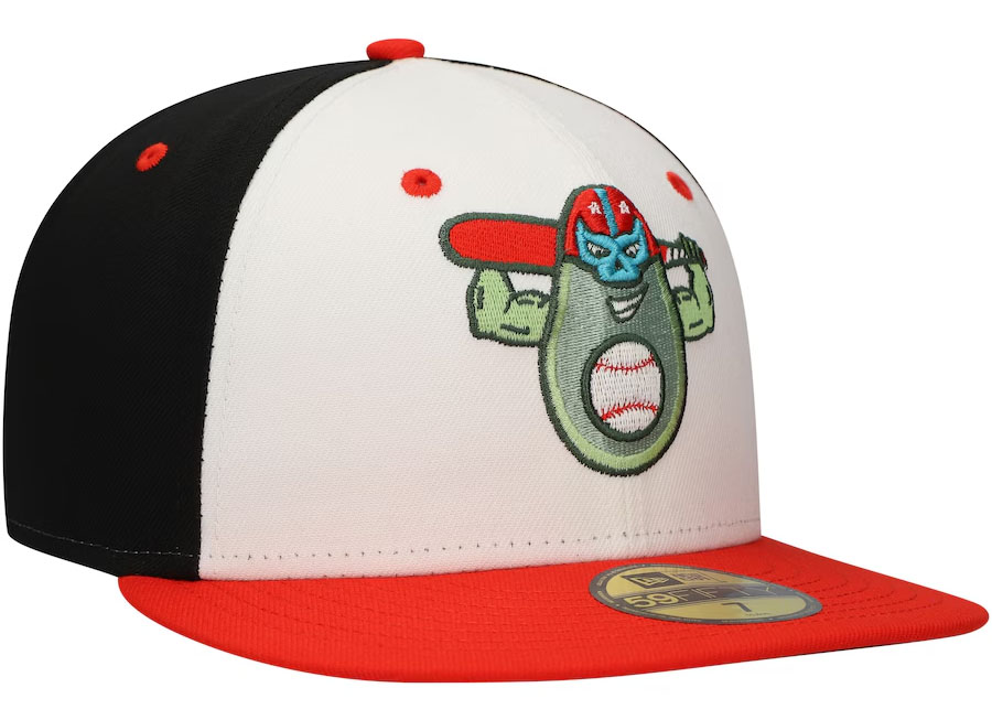 Avocados Luchadores de Down East New Era Copa de la Diversion 59FIFTY Fitted Hat 2