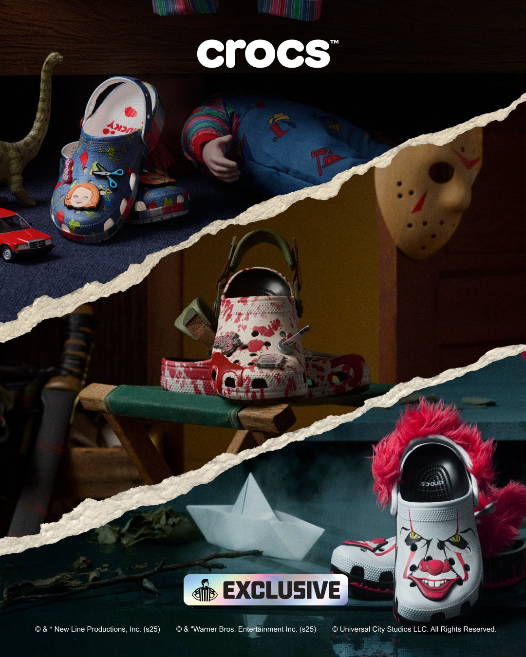 Crocs Horror 2025 Classic Clogs