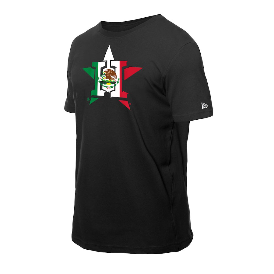 Houston Astros New Era Mexican Flag T Shirt