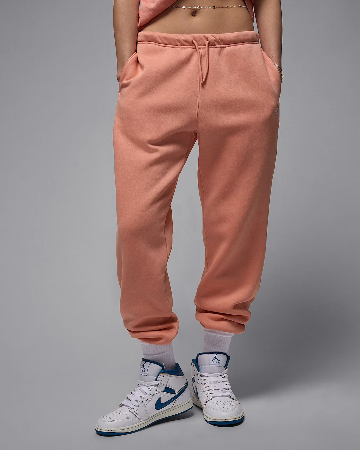 Jordan Brooklyn Fleece Womens Pants Light Madder Root