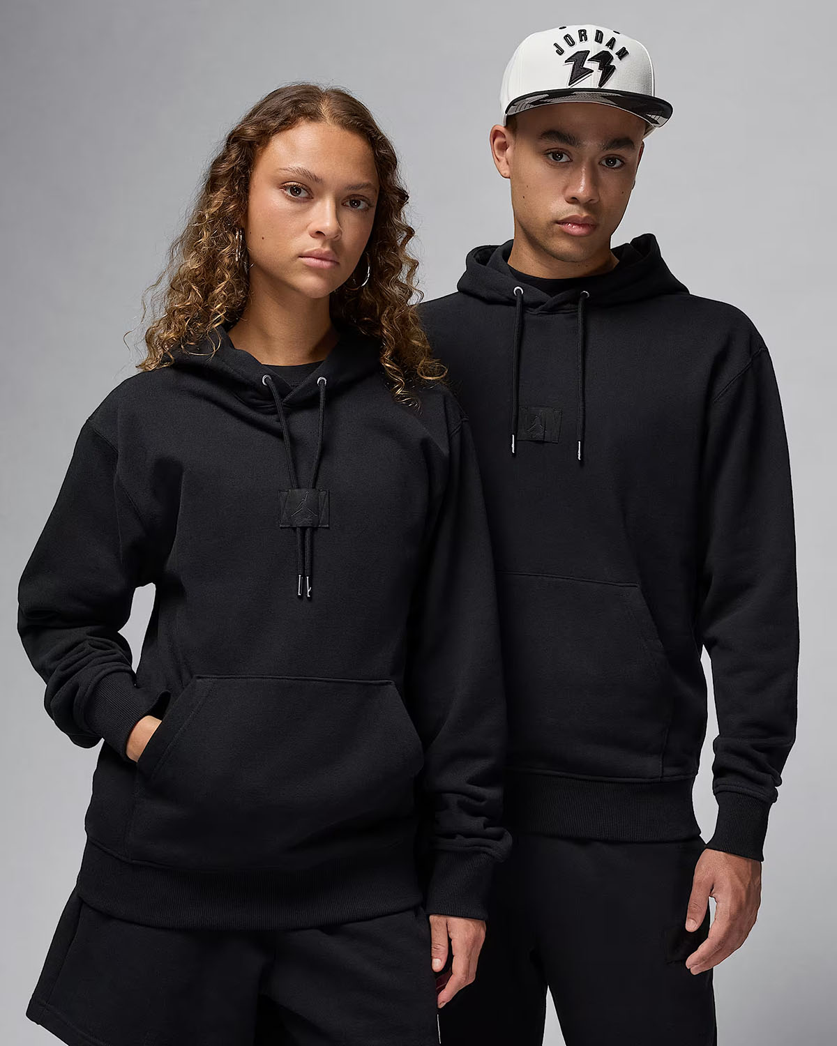 Jordan Flight Fleece Mens Pullover Hoodie Black