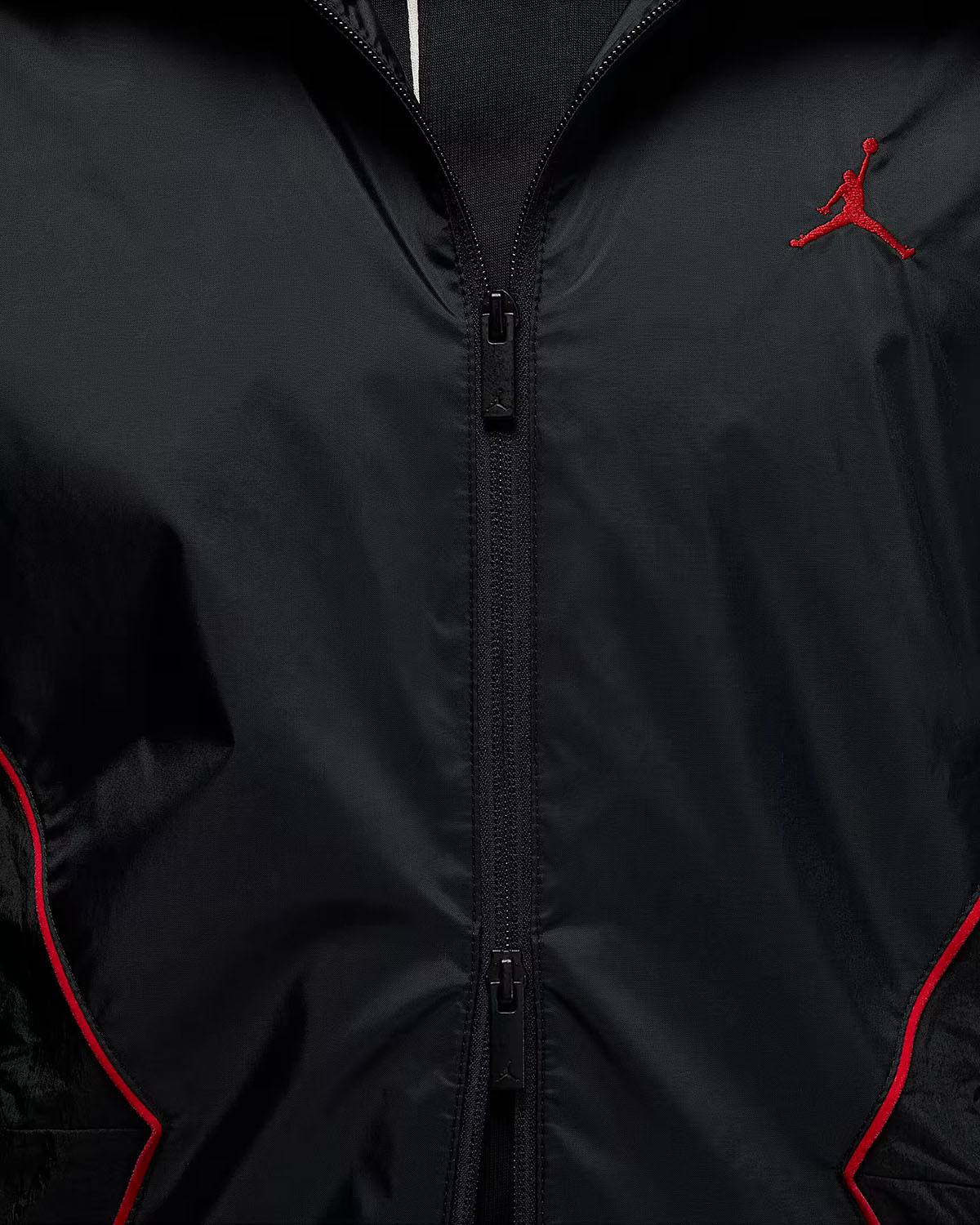 Jordan Mens Draft Jacket Black Red 4