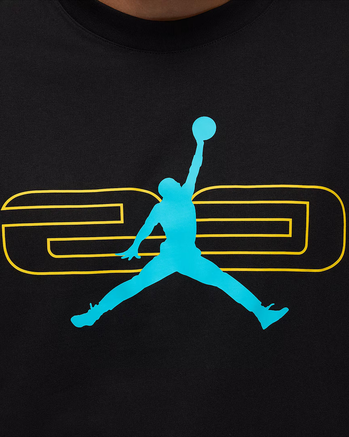 Jordan Sport Mens T Shirt Black Gamma Blue 2