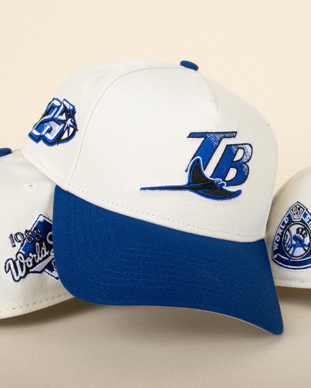 New Era 9Forty A Frame Chrome Light Royal Caps Snapback Hats 1