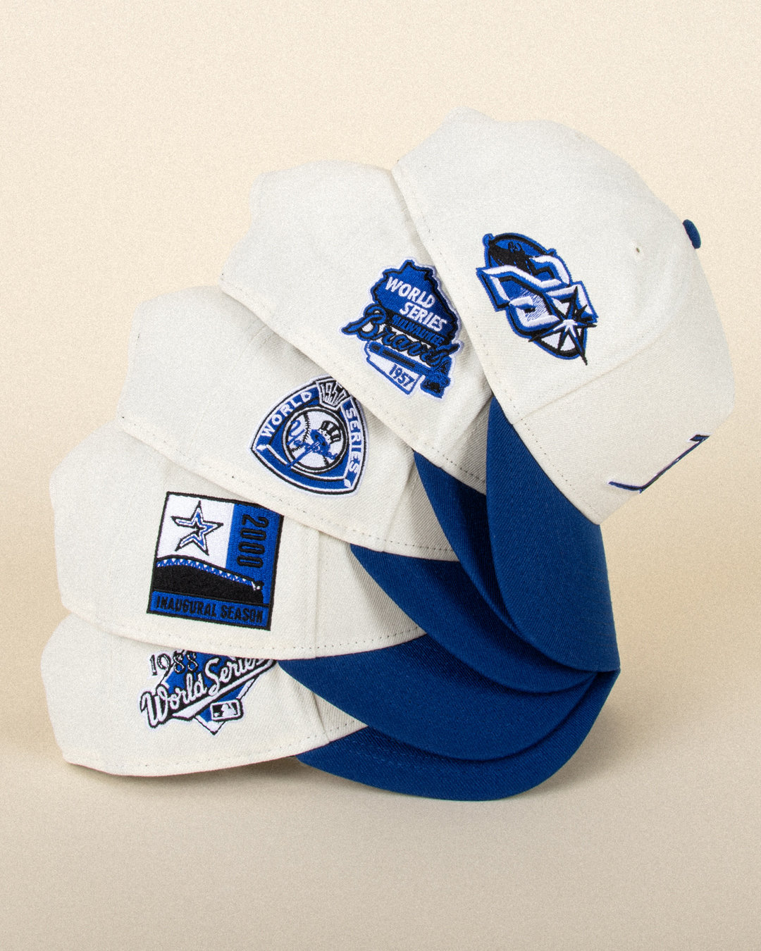 New Era 9Forty A Frame Chrome Light Royal Caps Snapback Hats 2