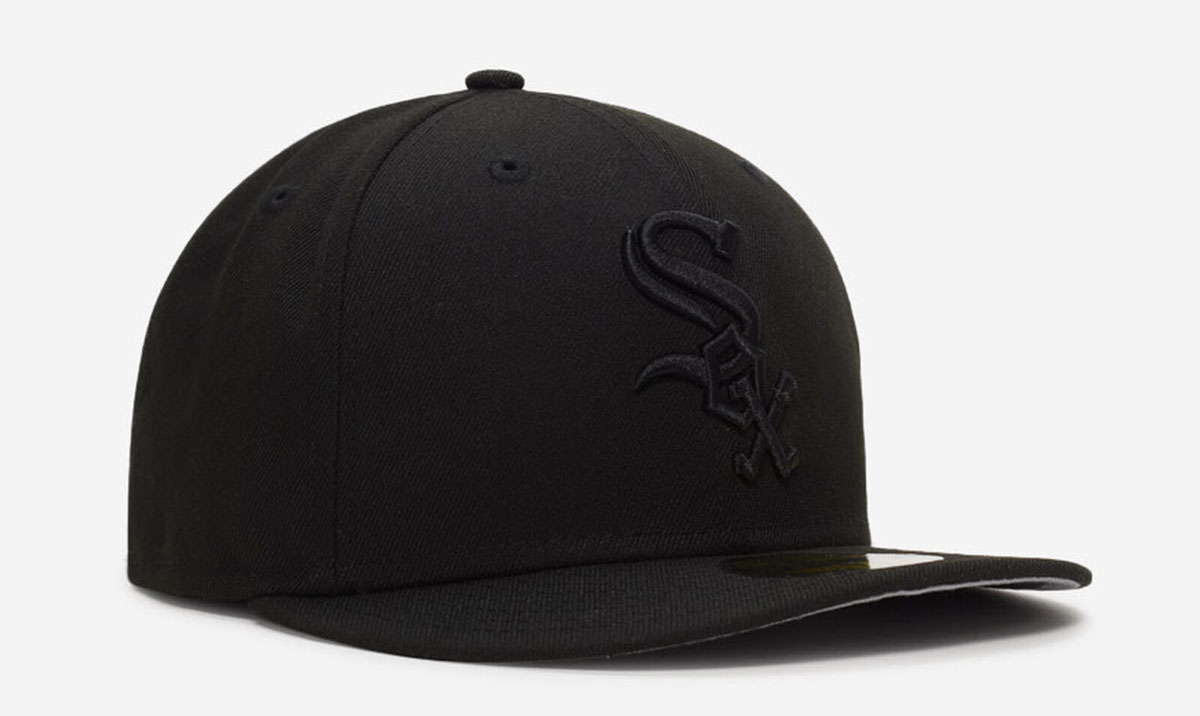 New Era Chicago White Sox Core Black Hat 59FIFTY Fitted Cap 1