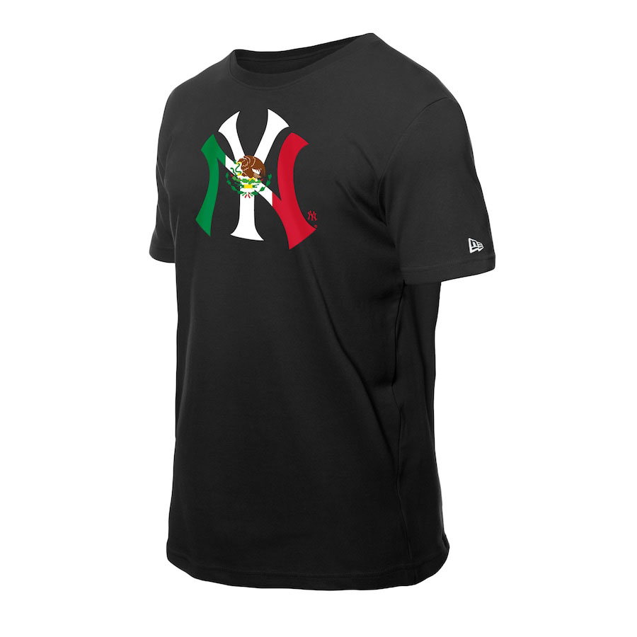 New York Yankees New Era Mexican Flag T Shirt