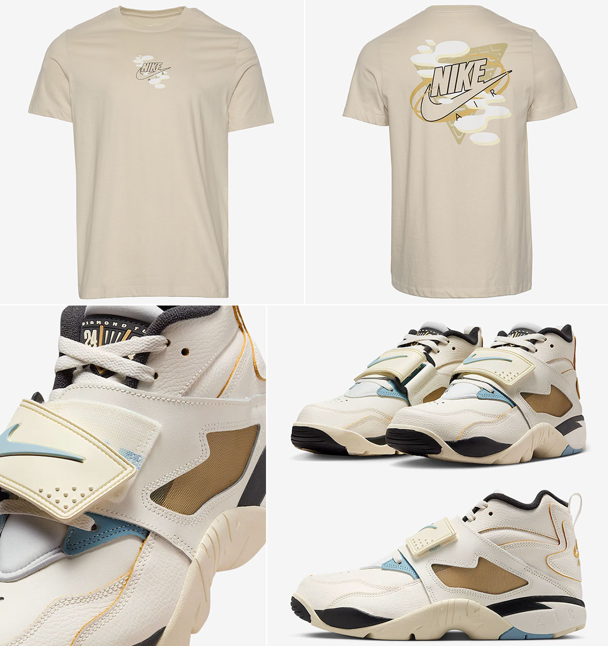 Nike Air Diamond Turf Must Be The Money Shoes and T Shirt Outfit