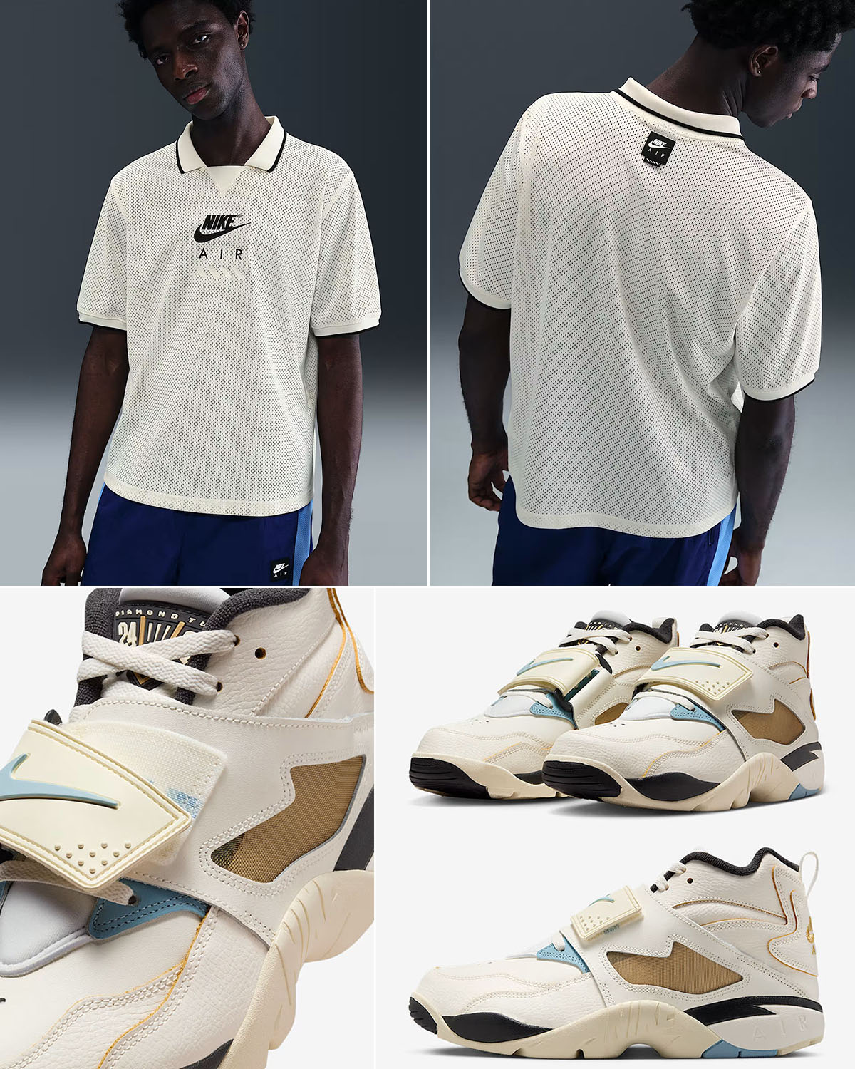 Nike Air Diamond Turf Must Be the Money x Nike Air Soccer Jersey Outfit
