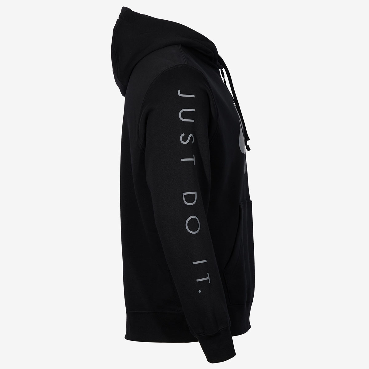 Nike Air Just Do It Mens Hoodie Black Silver 2