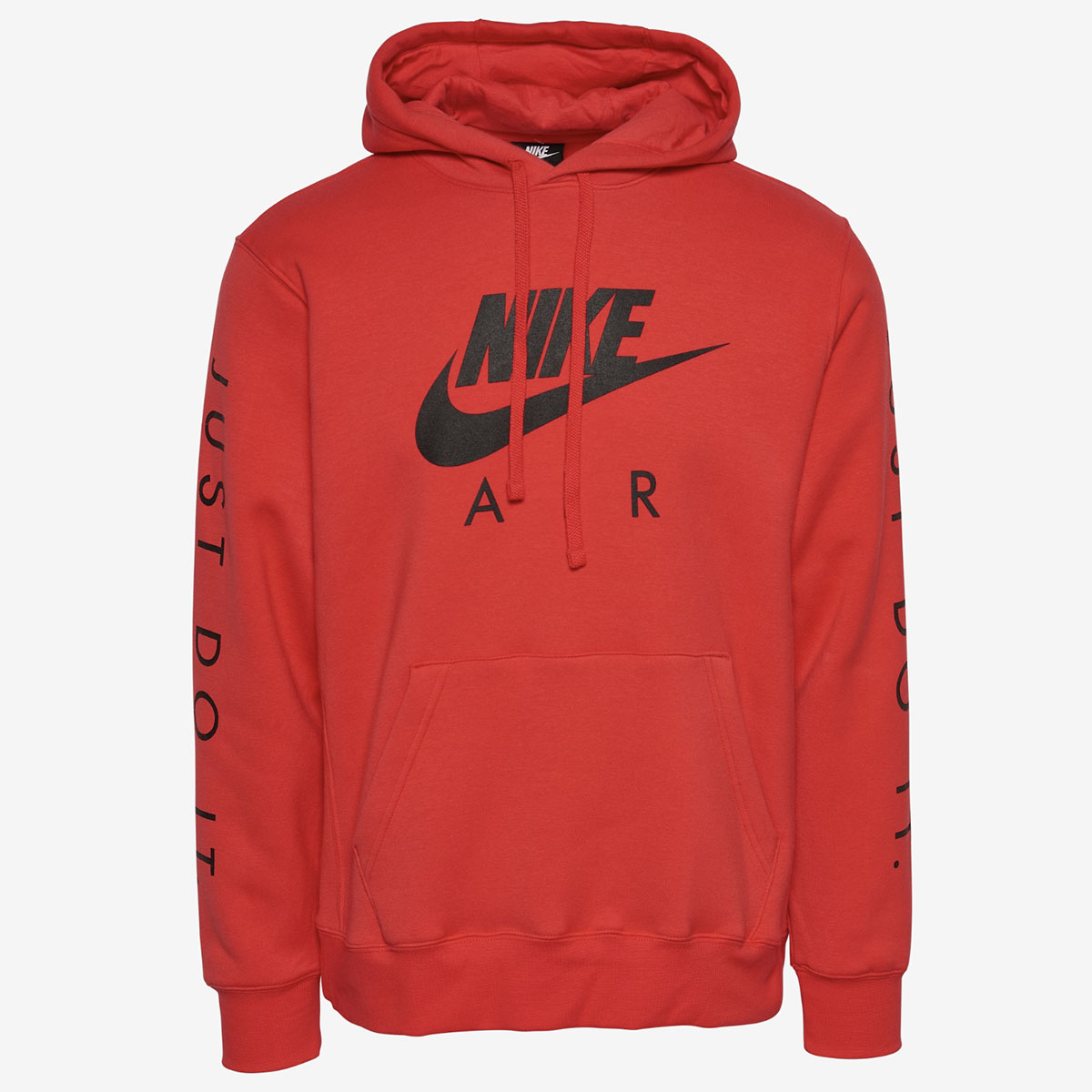 Nike Air Just Do It Mens Hoodie Red Black 1