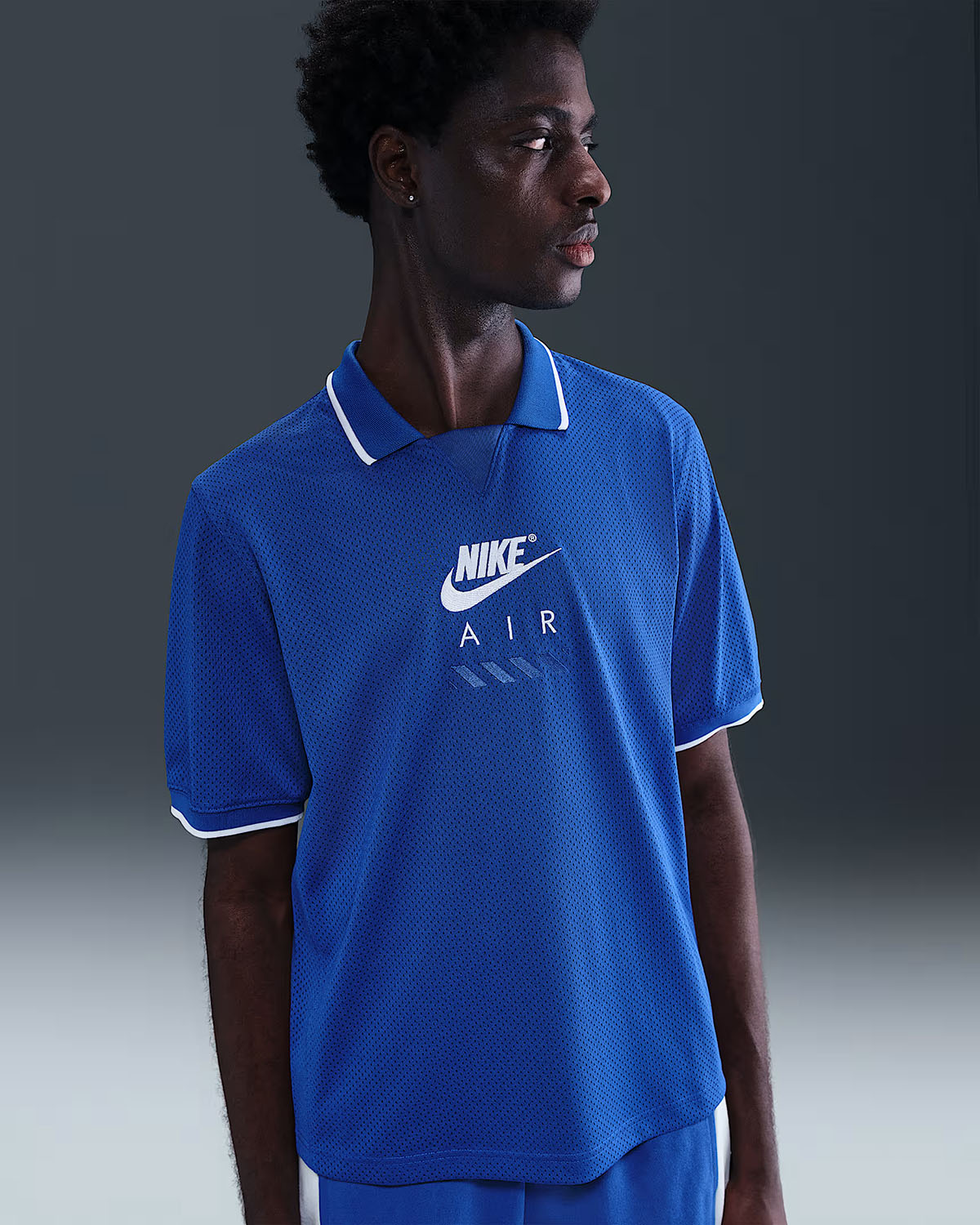 Nike Air Mens Soccer Jersey Game Royal White 1