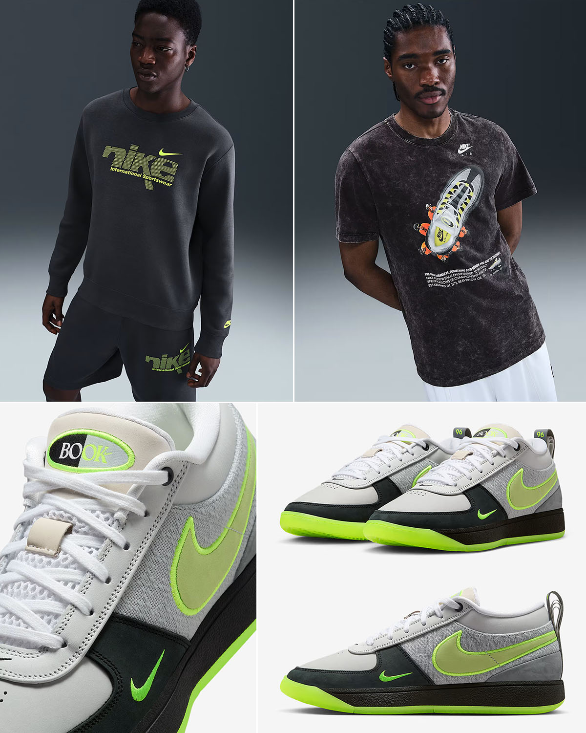 Nike Book 1 Air Max 95 Neon Shoes and Outfits