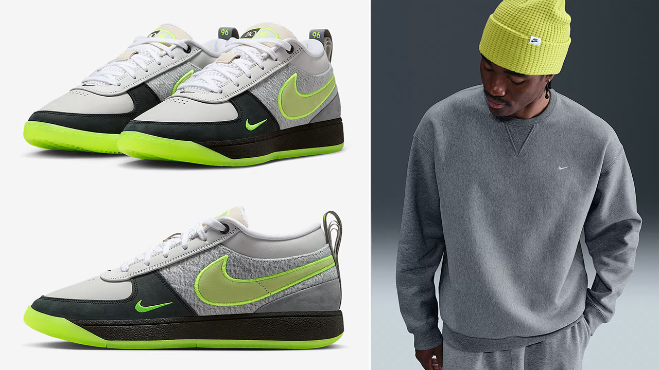 Nike Book 1 Air Max 95 Neon Shoes x Nike Solo Swoosh Fleece Clothing Outfits