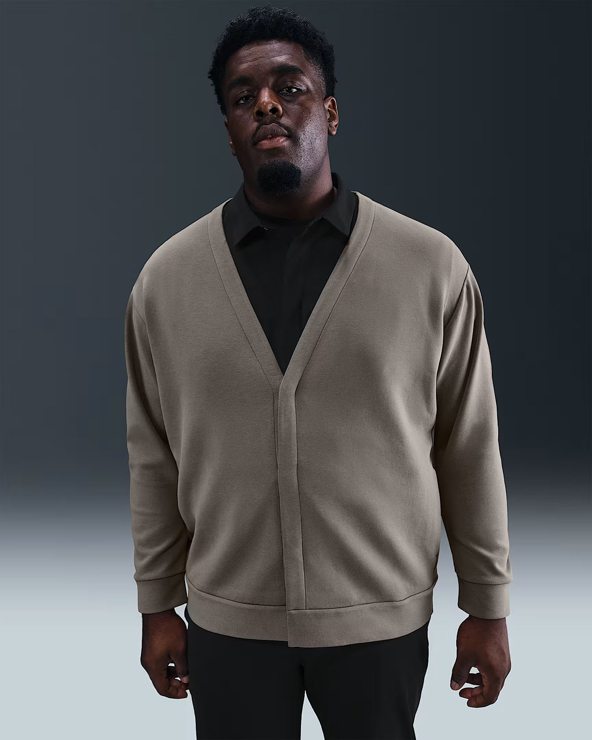 Nike Cave Stone 24 7 Impossibly Soft Mens Cardigan Sweater
