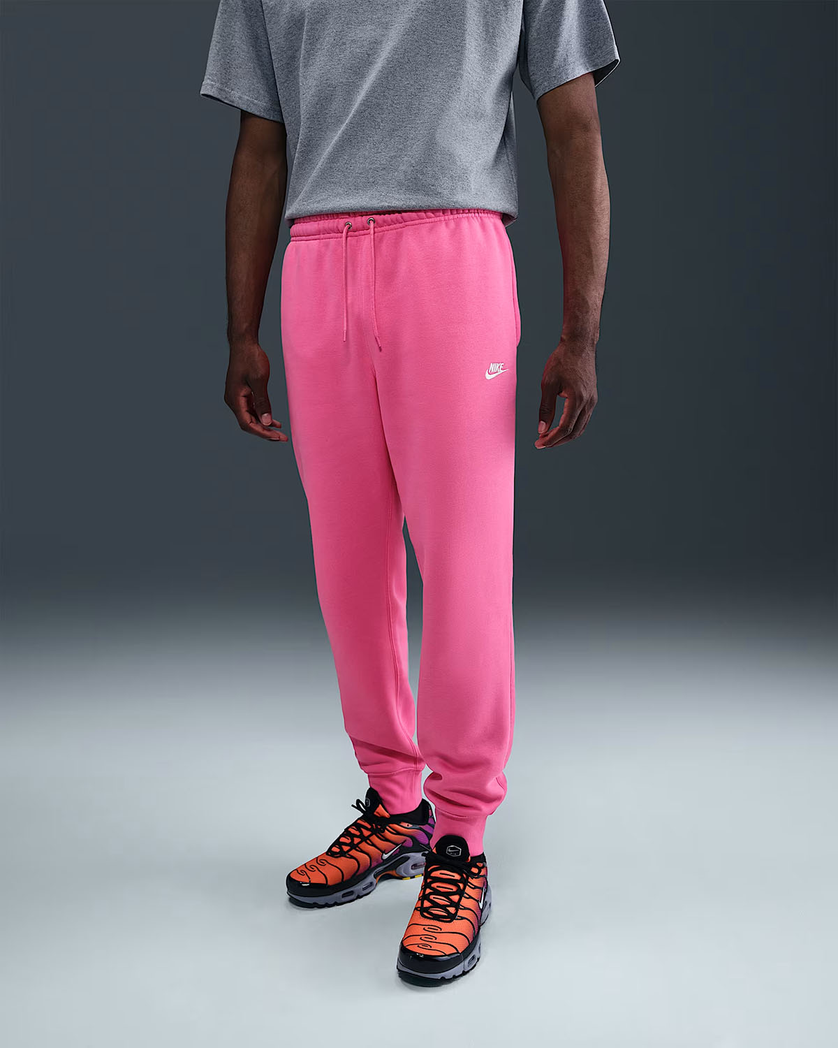 Nike Club Fleece Mens Jogger Pants Playful Pink