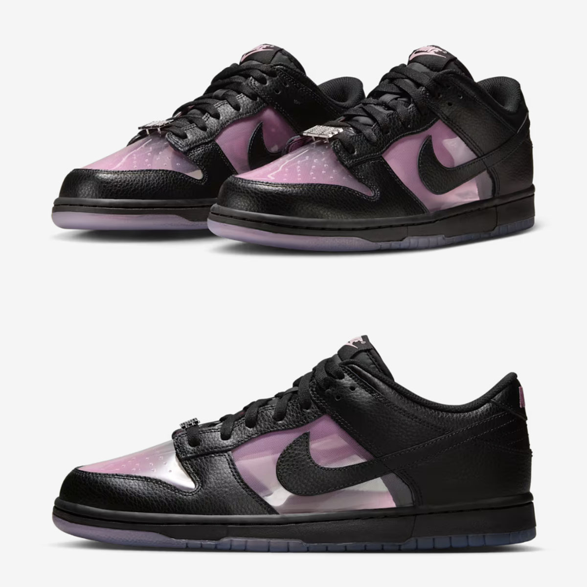 Nike Dunk Low Black Pink Rise Mens Shoes IM3077-600