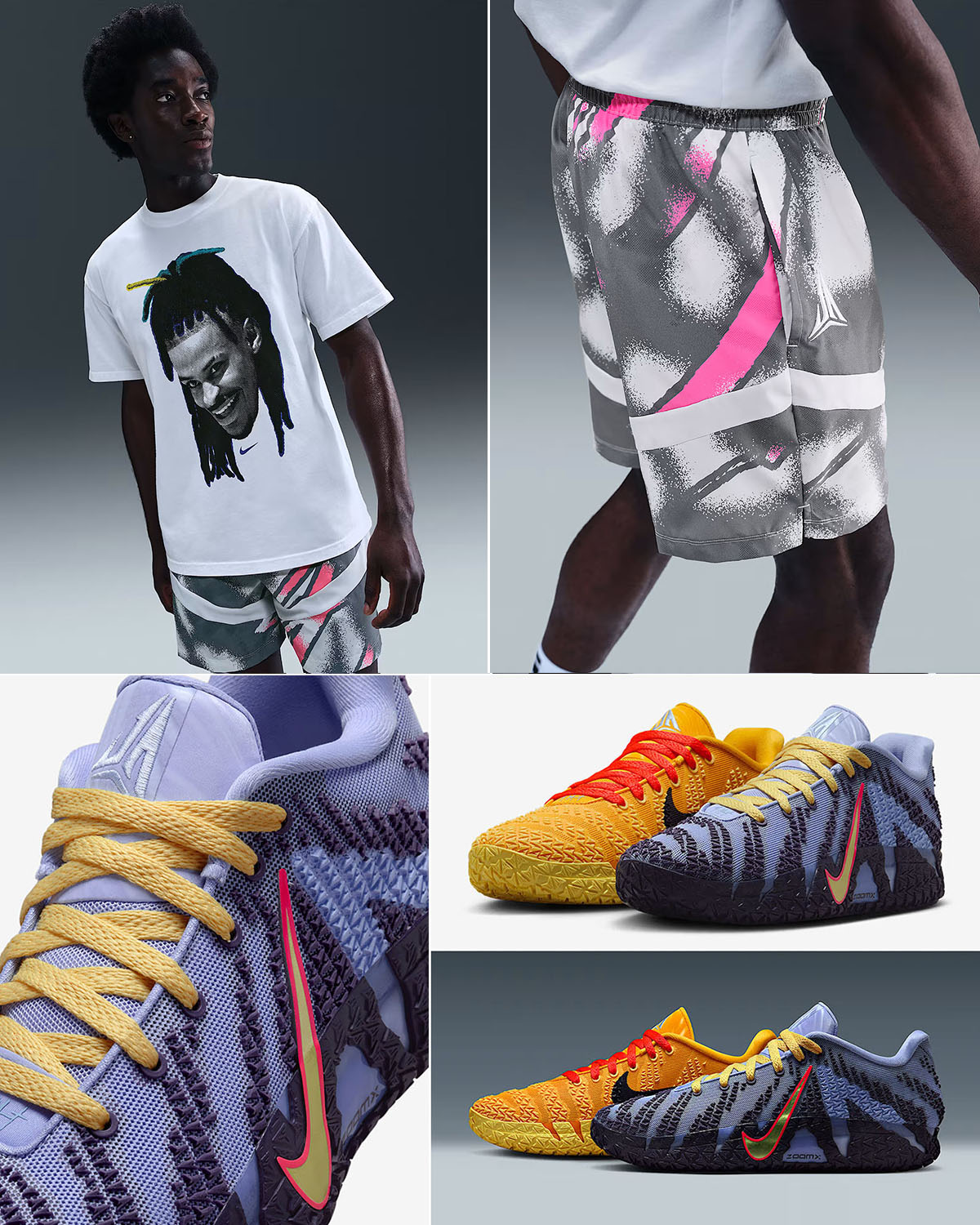 Nike Ja 3 Channel 12 Mens Shoes Shirt Shorts Outfit