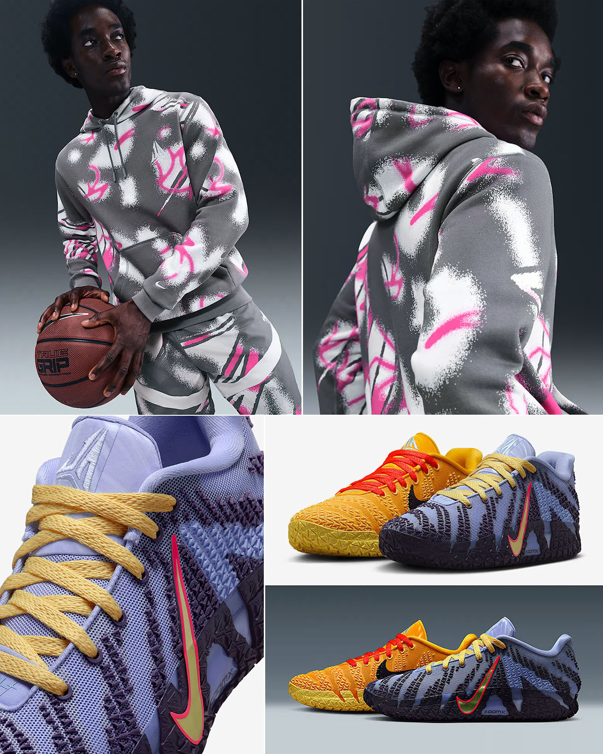 Nike Ja 3 Channel 12 Mens Shoes and Hoodie Outfit