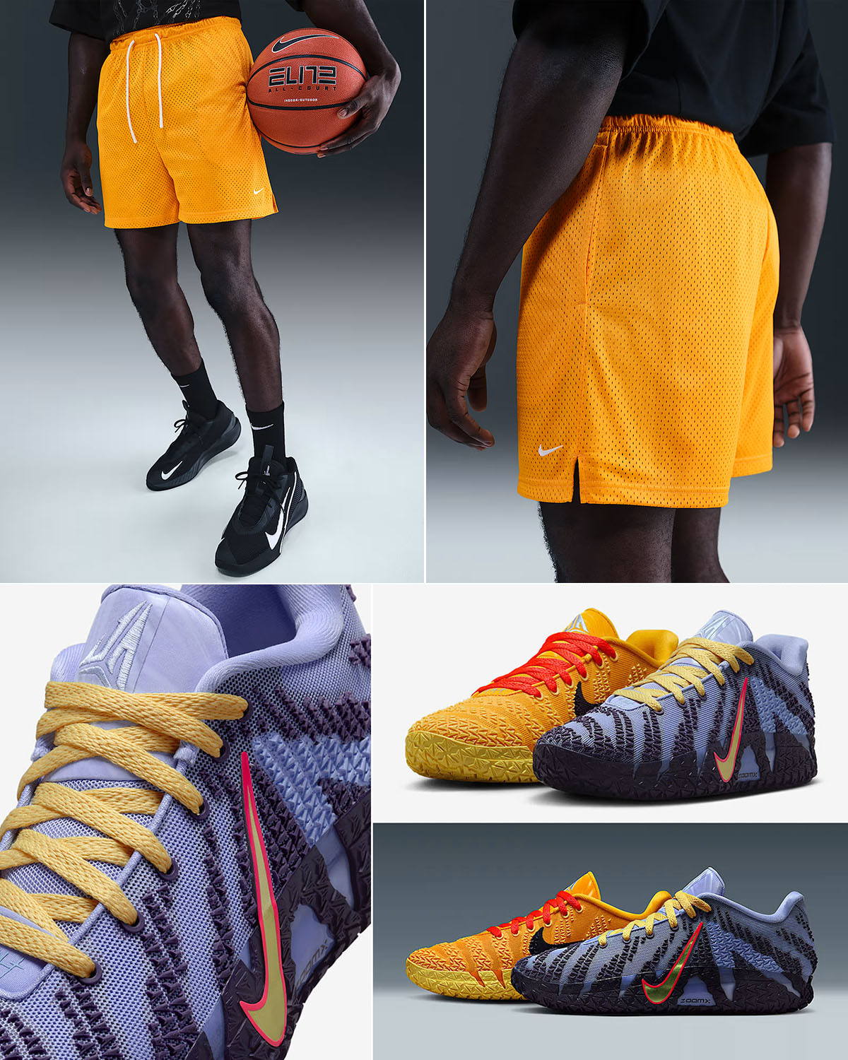 Nike Ja 3 Channel 12 Mens Shoes and Shorts Outfit