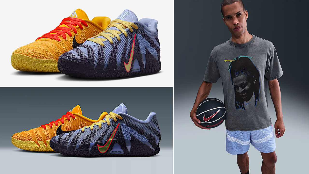 Nike Ja 3 Channel 12 Shoes and Shirt Outfit